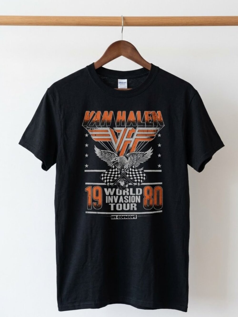 Van Halen T Shirt 1984 Album Cover Logo World Tour Concert '80 New Reprint
